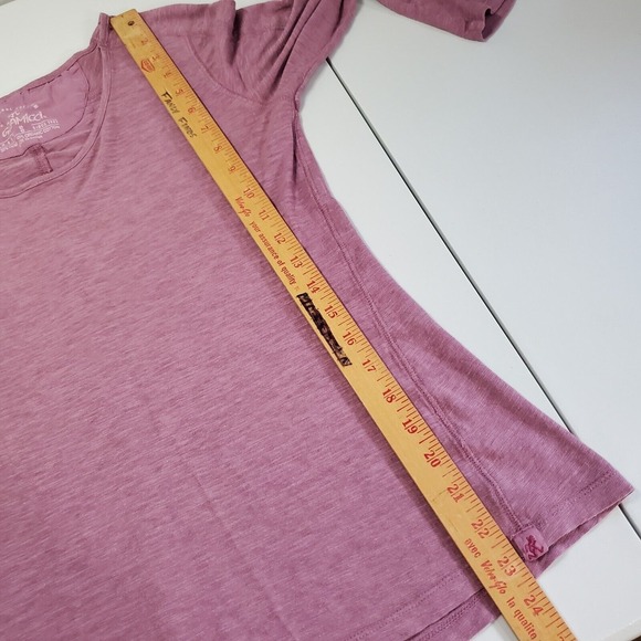 Gramicci Womens Roll Tab Sleeve Pullover Top Small Purple Hiking Travel Casual - Picture 7 of 9